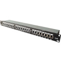 Panneau de brassage 19&quot; 1U CAT5E STP 24 ports